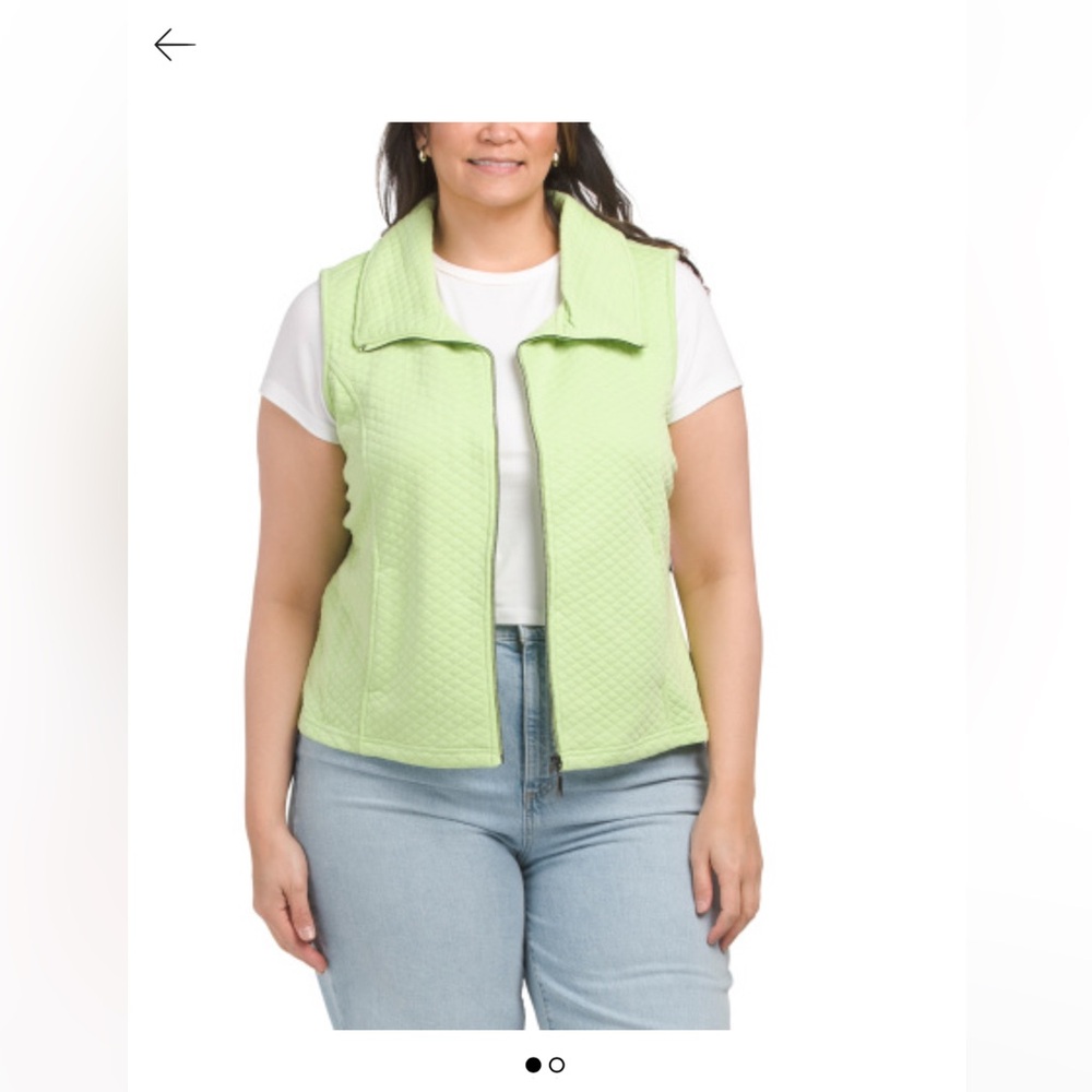 Onque Plus Size Textured Knit Vest